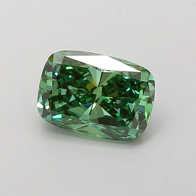 2.01 Ct IGI Cushion Vivid Green VS2 Lab Diamond Loose Stone For Engagement Ring - Image 1 of 4