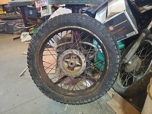 1971 Harley Rapido 125 Rear Wheel And Sprockets - Picture 1 of 13