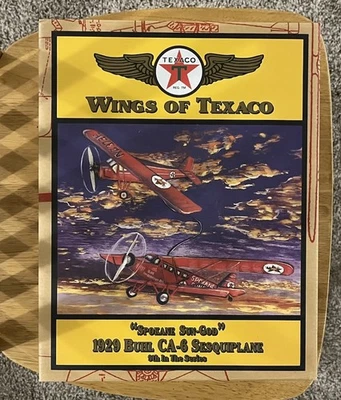 Wings of Texaco "Spokane Sun-God" 1929 Buhl CA-6 Sesquiplane ~ 9th in Series NIB - Image 1 of 2