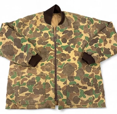 Vintage Duxbak Reversible Duck Camo Quilted Jacket XL Thinsulate 3M Insulated - Image 1 of 4