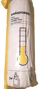 IKEA SMASPORRE Twin Comforter Duvet Cool White Cotton Polyester Blend 86" x 64" - Picture 1 of 3
