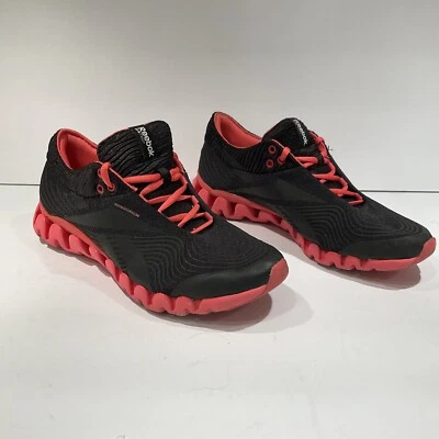 8/38.5 Reebok Zig Tech Zapato para Correr Tenis Mujer Premier Zigtch Negro Rosa Foto 1 de 4