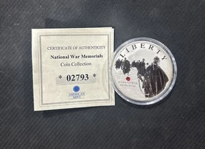 American Mint 2016 Korean War Memorial National Proof Coin w/ COA #NC - Picture 1 of 2