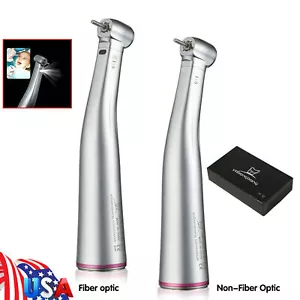 Dental 1:5 Increasing Contra Angle Optic LED Handpiece Fit NSK Electric Motor US - Picture 1 of 42