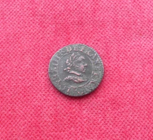 Louis XIII - Double Tournois 1621 R N° 1 ! - Picture 1 of 2