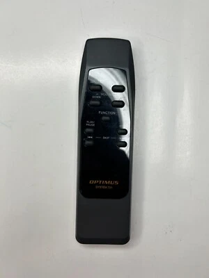 Optimus System 721 Remote Control, Black - OEM Original - Image 1 of 3