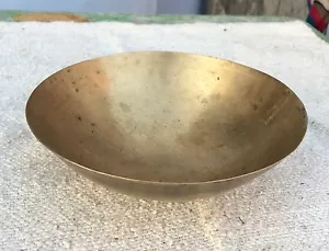 Vintage Rare Hand Crafted Bell Metal Bronze Chakra Healing Singing Bowl 17.5 Cm - Picture 1 of 6