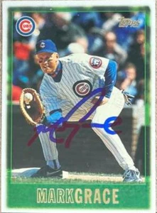 Mark Grace Autographed 1997 Topps #37 - Picture 1 of 1
