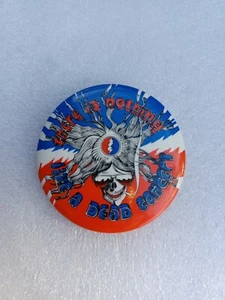 Vintage There is Nothing Like a Grateful Dead Konzert Steal Your Face Pinback Button - Bild 1 von 2