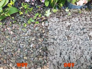 20 mm irisierend blau Granit Kiesweg Abschreckung Unkraut Gartenumrandung 1 bis 30 kg - Bild 1 von 1