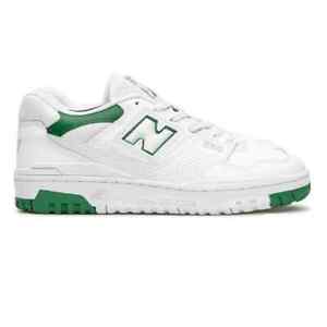 Scarpe New Balance bb550swb bianco verde uomo donna sneaker sportive calzature