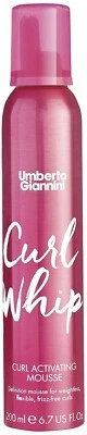 Umberto Giannini Curl Whip - Curl Activating Mousse 200ml, Vegan & Cruelty Free