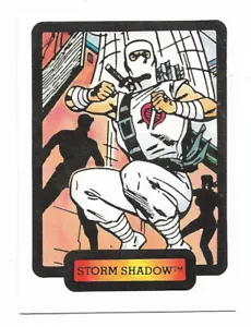 1987 GI JOE COMIC IMAGES COLLECTOR CARD #12 "STORMSHADOW" HASBRO VINTAGE ARAH ** - Picture 1 of 2