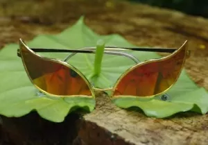 OnePiece Glasses Donquixote Doflamingo sunglasses Red - Picture 1 of 4