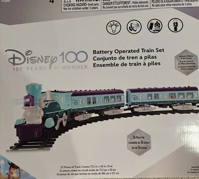 Lionel Disney 100 Years Of Wonder 712096 Battery Operated Train Set Brand New - Image 1 of 4