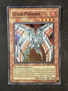 Yu-Gi-Oh TCG EOJ-EN009 Cyber Phoenix Effect 1st Edition Super Rare LP/MP - Picture 1 of 2
