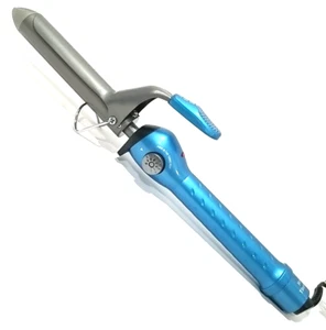 Babyliss Pro Nano Titanium 1" Curling Iron Blue Hair Styling BABNT100SN Works - Picture 1 of 15