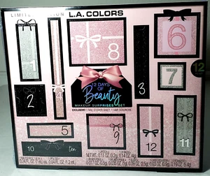 L.A Colors 12pc Gift Set Limited Edition Makeup Surprises 12 Days Of Beauty - Picture 1 of 9