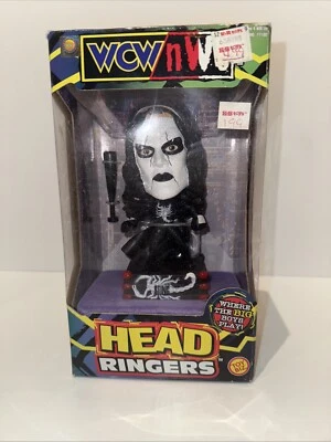 Figura Sting WCW NWO Head Ringers Toy Biz 1999 Foto 1 de 4