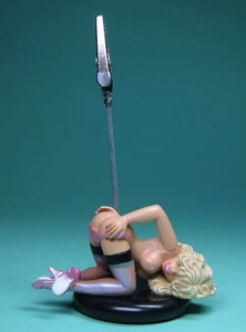 SEXY MEMO CLIP CULOTTE LUTINE PINUP GIRL DANY ZETTELHALTER TRUCKER BIKER FIGUR ! - Picture 1 of 4