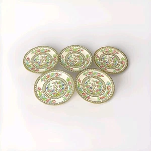 Antique Coalport England 5.75" Bread Plate 5 Set Indian Tree Older 1891-1920 - Picture 1 of 11