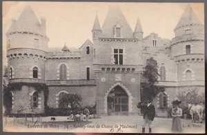 MAULMONT Rendez-vous de Chasse au Château Sonneur CPA 63 Animée écrite juin 1903 - Picture 1 of 2