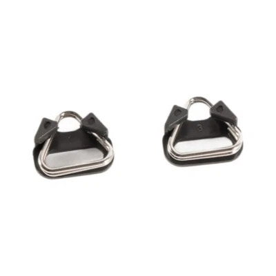 2Pcs Stainless Steel Triangles Split Rings for Camera Straps Connection with - Image 1 of 4