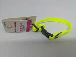 Boots & Barkley Reflective Dog Collar Size XS Safety Yellow Adjustable 6"-9" - Picture 1 of 5