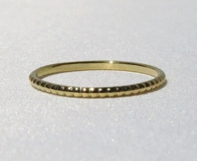 Anillo Lleno de Oro, Anillo de Oro, Anillo Lleno de Oro 14k, Anillo Pila de Oro Foto 1 de 4