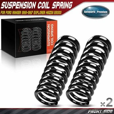 2x Front Coil Springs for Ford Ranger 1993-1997 Explorer Mazda B3000 B4000 4WD - Image 1 of 4