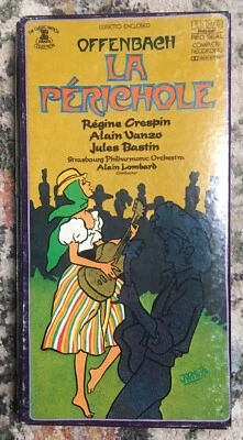 Offenbach La Pe’richole Strasbourg Philharmonic 2 Cassette Tape Box Set Untested - Image 1 of 4