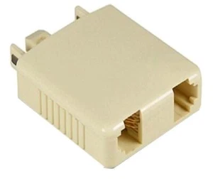 Belkin Plug Adapter Standard Plug to 2 x Modular RJ11 Sockets Phone F8V1008Z - Photo 1 sur 3