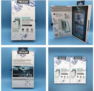 Pelican Marine Total Protection Case iPhone 7 Plus / 8 Plus Teal / Clear OEM New