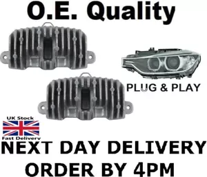 x2 BMW 3 Series F30 F31 F34 F35 Xenon Headlight LED DRL Diodes 7398766 2011-15 - Picture 1 of 4