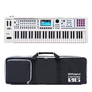 Roland FANTOM-06-SC Synthesizer Limited Edition White 61 Keys Shimamura - Picture 1 of 18