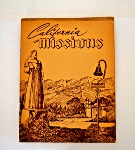 1948 California Missions Historisches Booklet von Kenneth C. Adams - Bild 1 von 11