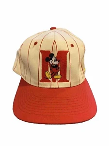 Fresh Caps Mickey Mouse Hat Red Strip Vintage - Picture 1 of 13