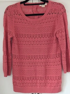 Top de punto fino de algodón Fat Face con diseño de botones en la espalda - talla 10 - Imagen 1 de 6