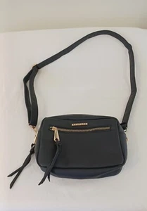 Rampage Crossbody Purse Black With Gold Color Hardware Small Pocket Book  - Picture 1 of 17