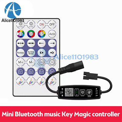 DC5-24V Wireless 28 Keys Bluetooth Music Remote Controller 2811 With USB DC Port • 5.35€