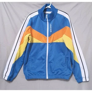 Palm Angels Colorblock Track Jacket Kids 10 Yellow Blue Orange Streetwear Italy - Picture 1 of 12
