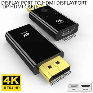 4K30HZ Display Port to HDMI Displayport DP HDMI Cable Adapter Video cord HDTV PC - Picture 1 of 6