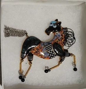 Joyería 10 cuentas de porcelana alfiler caballo galopante Cynthia Chuang & Erh Ping - Imagen 1 de 7