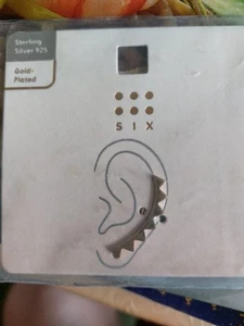 1 Stück Six Statement Ohrring - Sterling Silver 925 - Doré neu - Bild 1 von 2