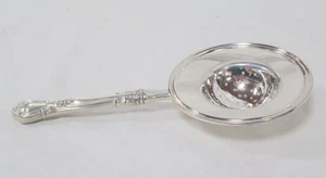 Gorham Chantilly Individual Over The Cup Tea Strainer Sterling Silver Handle 7.5 - Picture 1 of 9