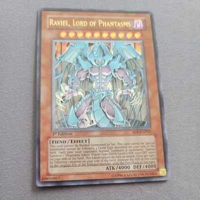 Raviel, Lord Of Phantasms SOI-EN003 1st Edition Ultimate Rare YuGiOh VLP - Image 1 of 4