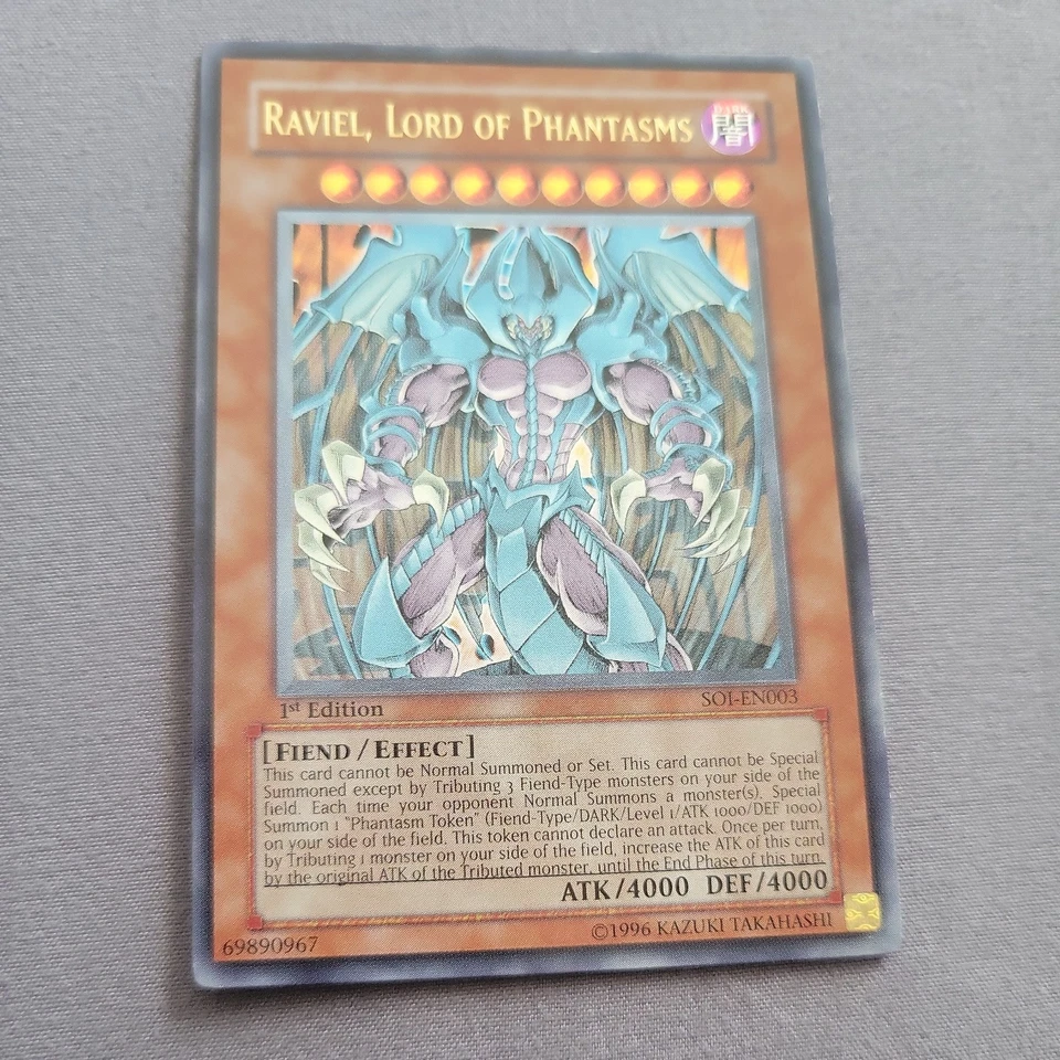 Raviel, Lord Of Phantasms SOI-EN003 1st Edition Ultimate Rare YuGiOh VLP - Image 1 of 4