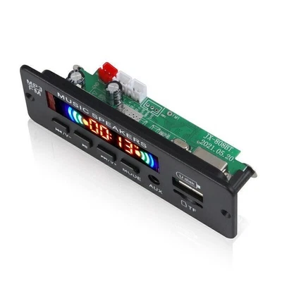 Bluetooth 5.0 DC 6v-12v MP3 Player Decoder Board Amplifier Car FM Radio Module - Image 1 of 4