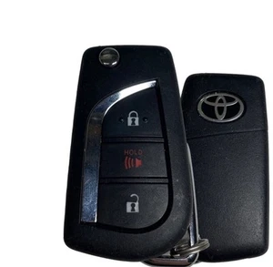 OEM UNCUT KEY 2019 -2024 TOYOTA RAV4 3B FLIP KEY REMOTE FOB GQ4-73T 89070-0R300 - Picture 1 of 1