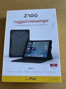 ZAGG Rugged Keyboard Messenger for Apple iPad 9.7" Never Used - Picture 1 of 4